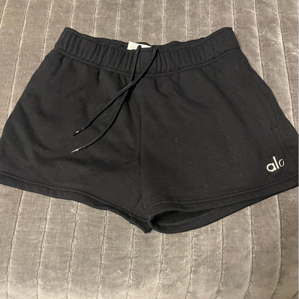 ALO Yoga Women's Athletic Black Shorts